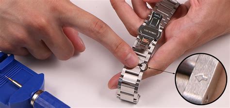 how to take a link out of a rolex watch band|remove president link from rolex bracelet.